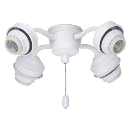 Emerson Fans Summer White CLOSEOUT - 4 Light Premier Ceiling Fan Light Kit Fitter F450GBZ